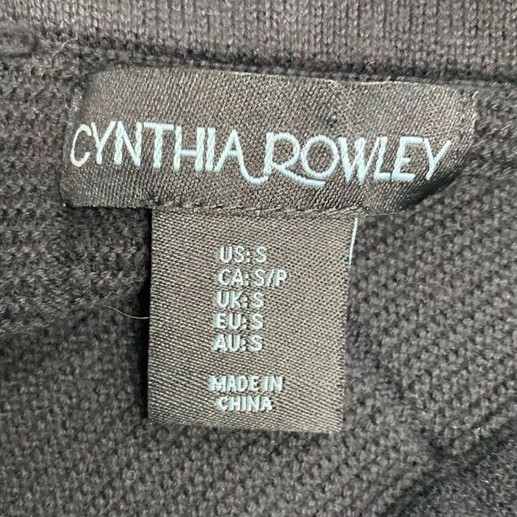 CYNTHIA ROWLEY Poodle Circle  Skirt Black Size Small‎ - Picture 5 of 7